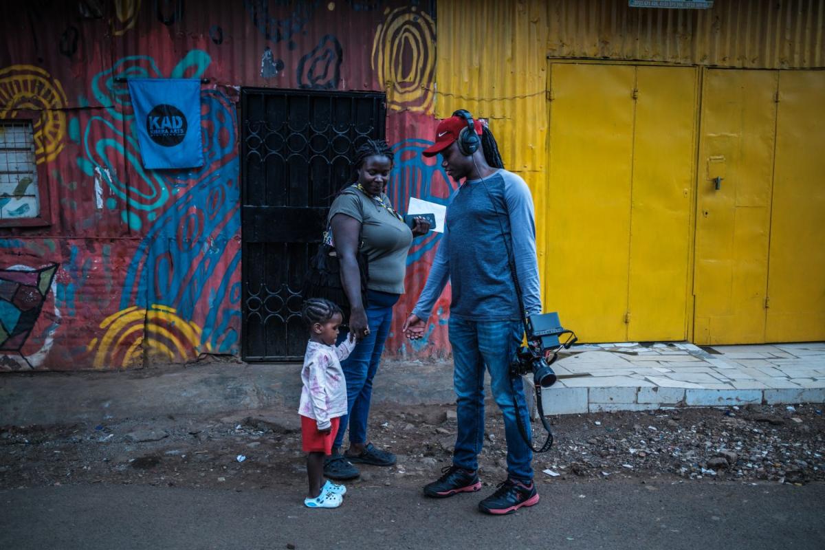 On location in Kibera